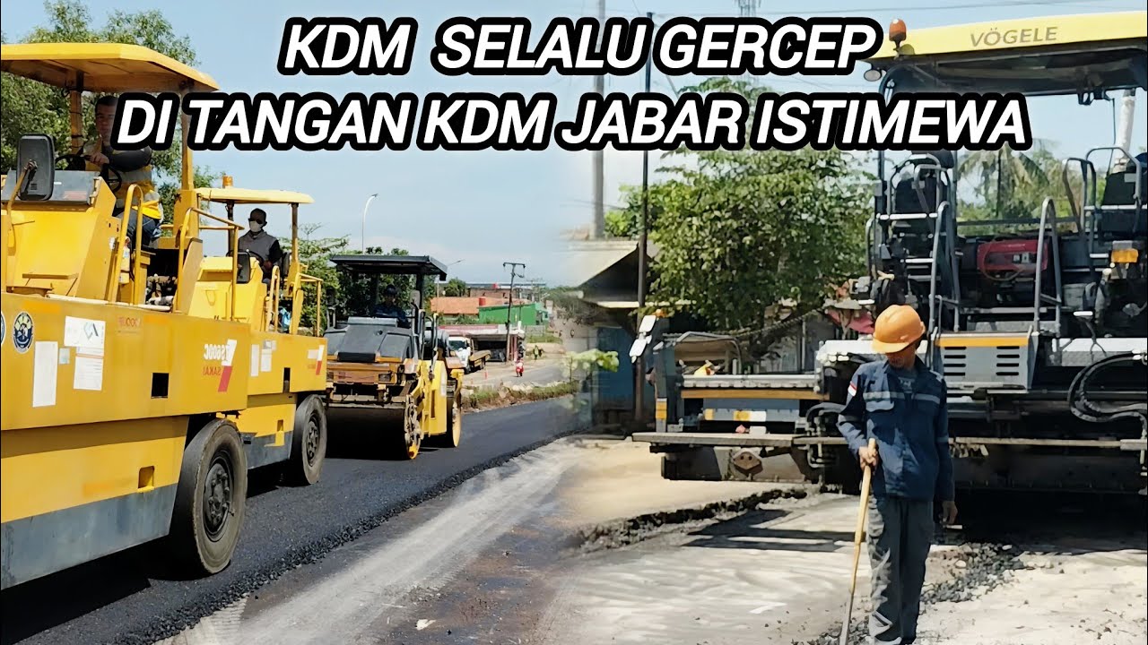 Mantap ! Kdm fokus infrastruktur, jalan di Jawa barat makin keren