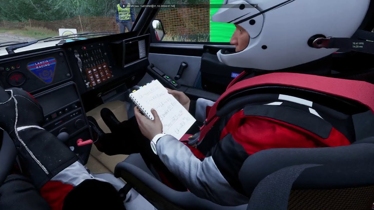 Assetto Corsa Rally - UE VR - OpenXR Motion Compensation - No UI (Quest 3)