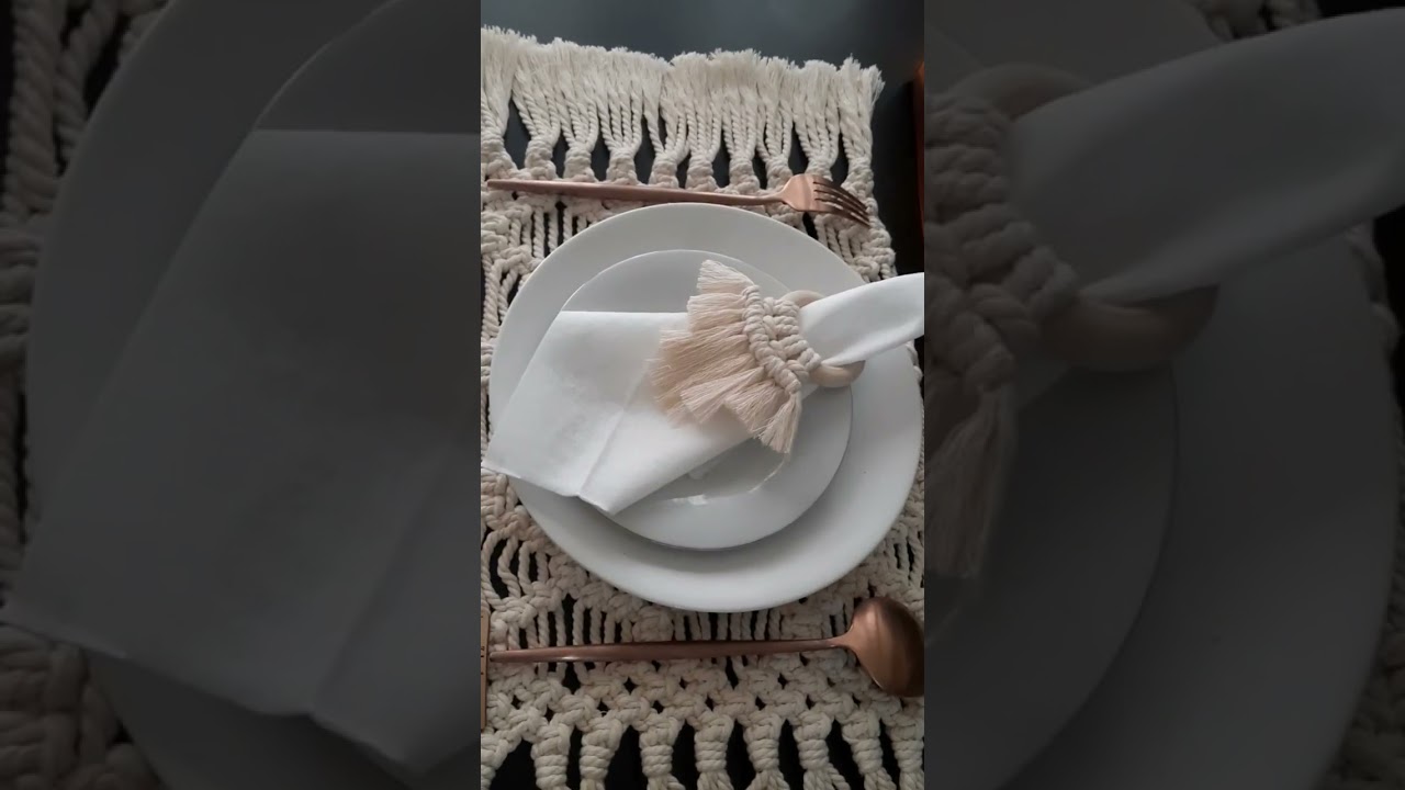 macrame placemats