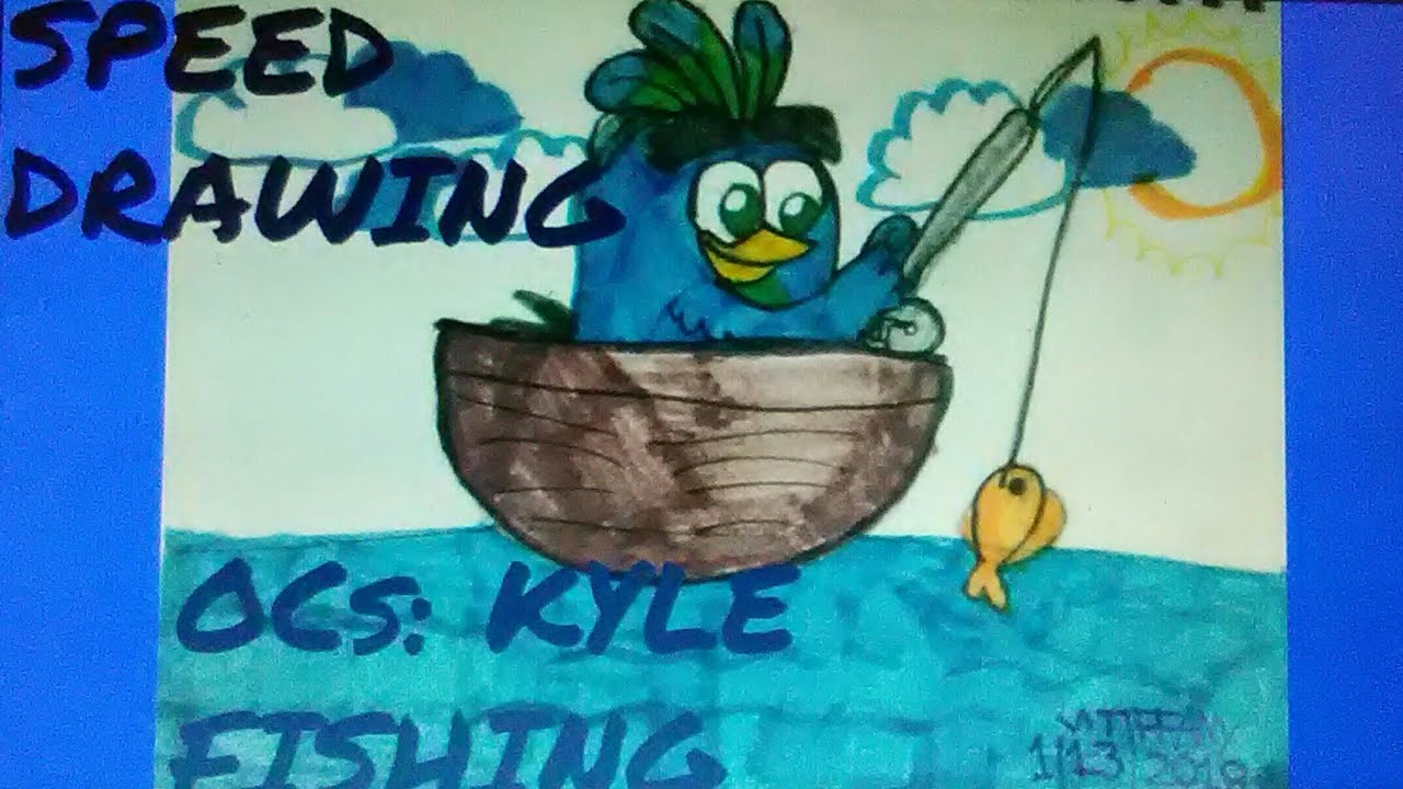 SPEED DRAWING - OCS: KYLE FISHING 🎣