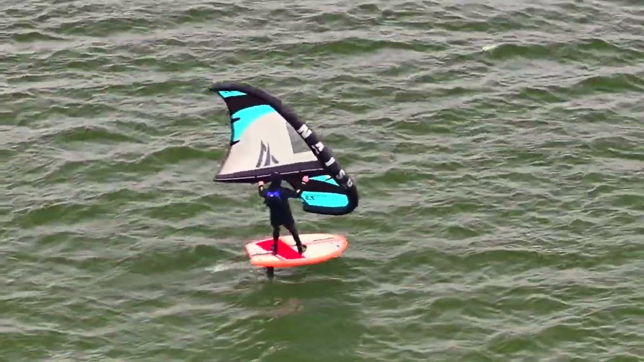Wing Foiling on Fort Loudon Lake