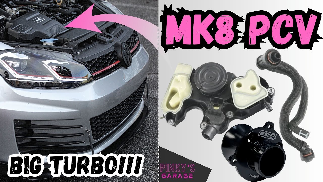 Mk8 PCV Valve Retrofit (Full Venturi) - BIG TURBO Mk7 Volkswagen GTI
