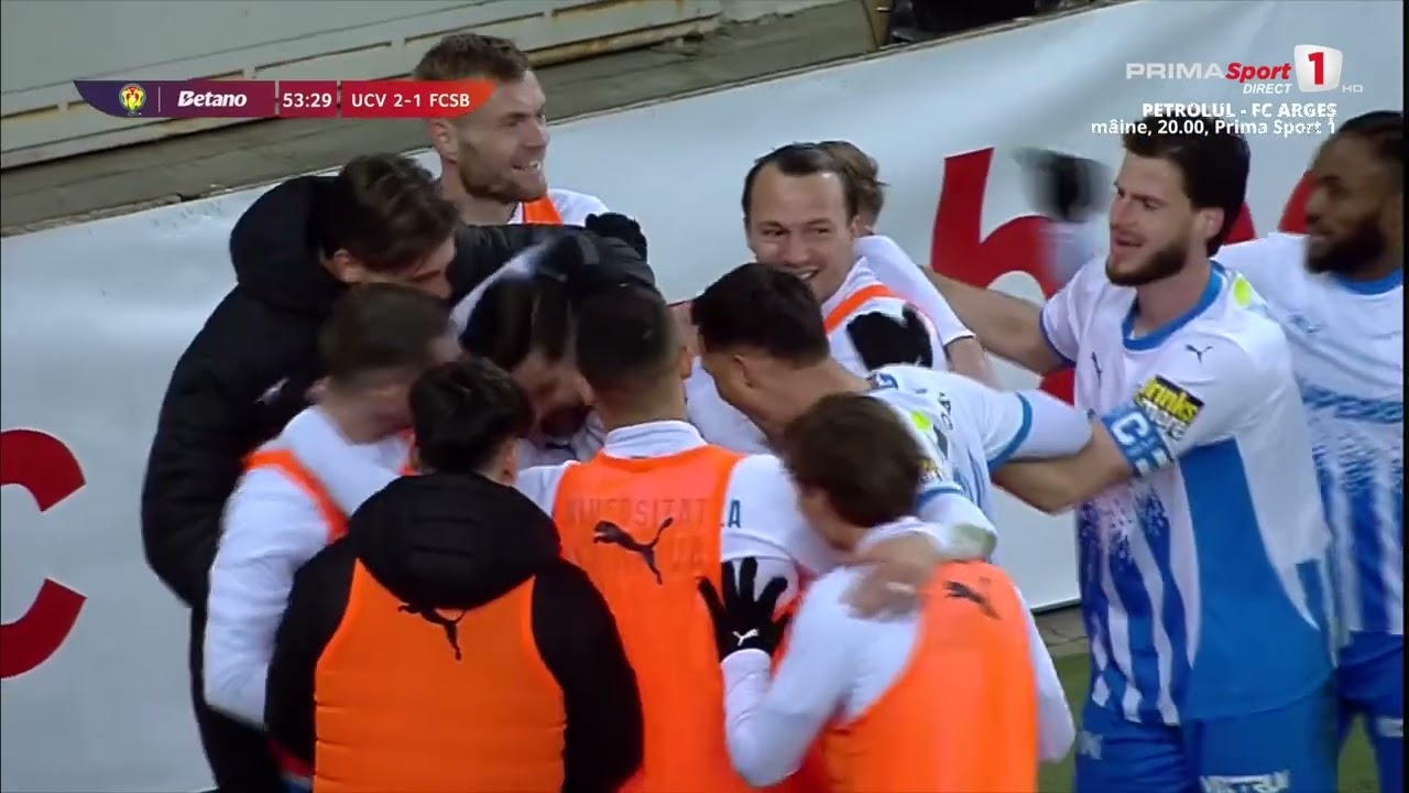 REZUMAT | CSU Craiova - FCSB 2-2 | Etapa 3, Cupa României, 2025 - 2026