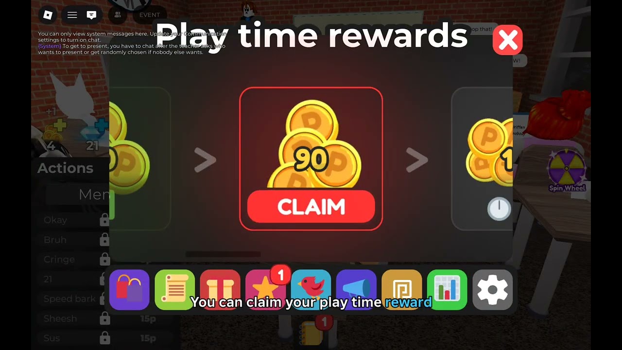 Me playing the Presentation experience 