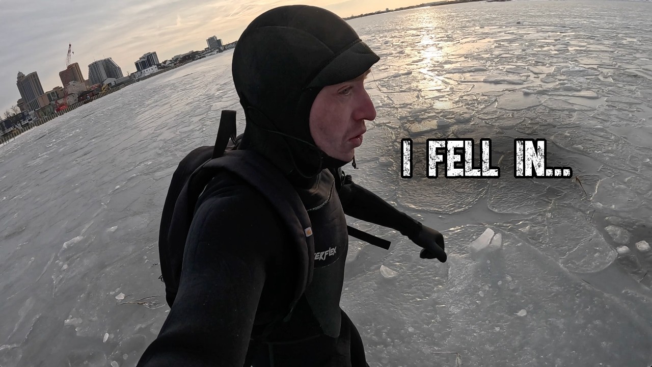 I Walked Across a Frozen Atlantic City Bay (and fell through)