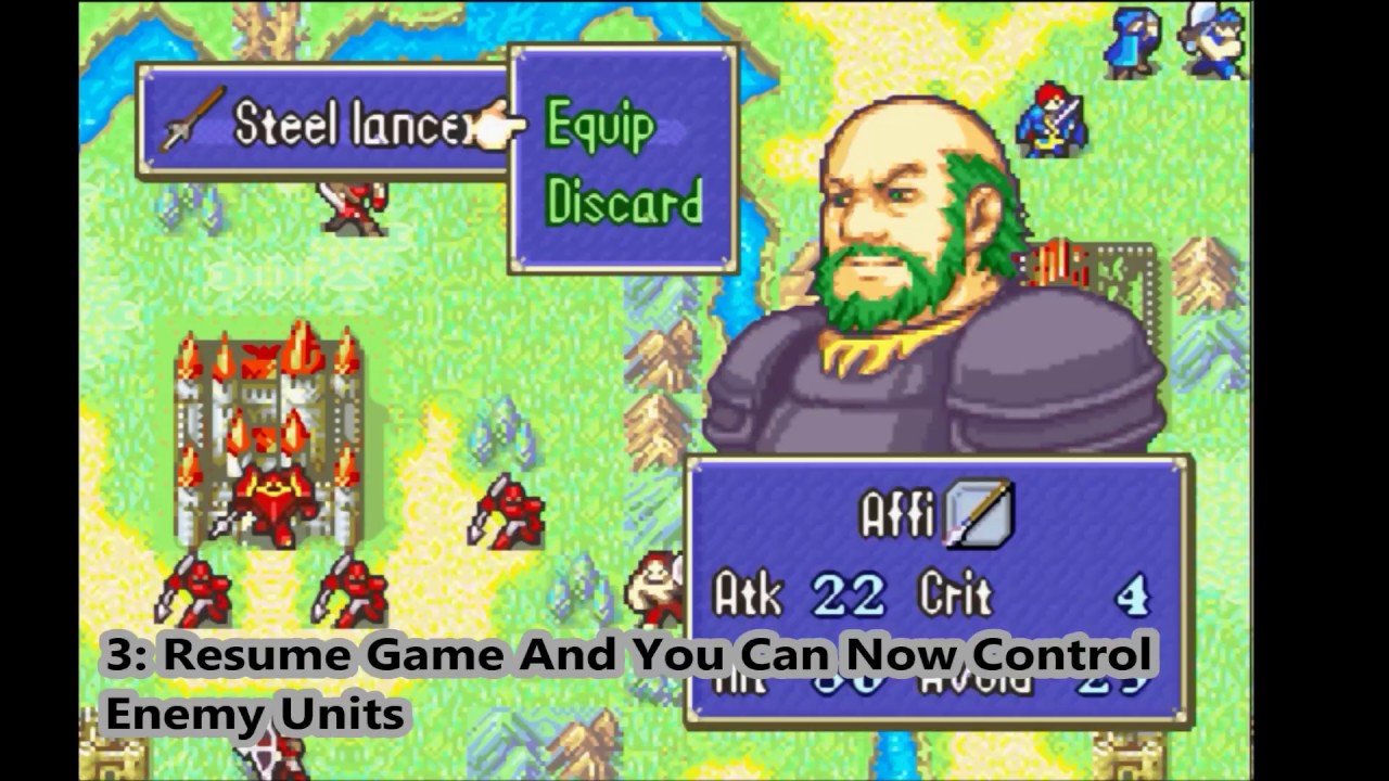 Tutorial// Fire Emblem 7: Enemy Control Mine Glitch