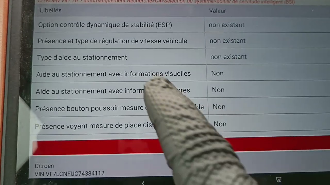 activation régulateur limiteur de vitesse Citroën Peugeot diagnostic launch x431