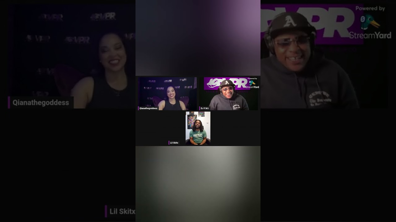 Lil Skits gives DJ F.M.i an Qiana the Goddess a taste of the bay area energy #VPR