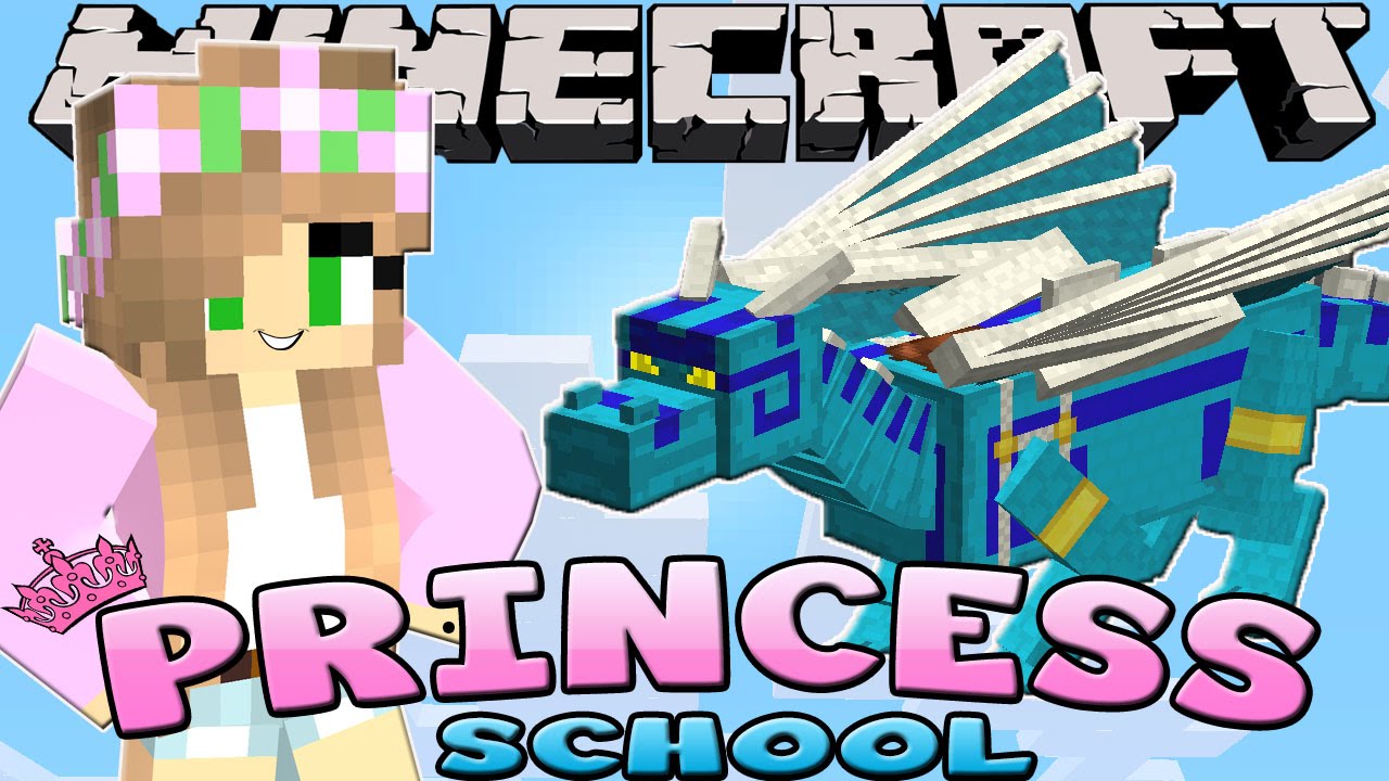 Minecraft Princess School - MAGICAL HIGH GOES TO TRAIN DRAGONS!
