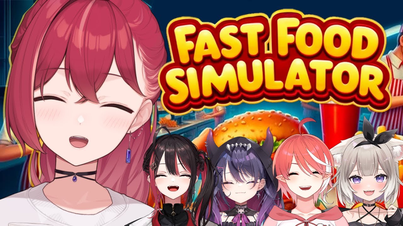 【🍔Fast Food Simulator】アットホームな職場と聞いて！！！【昏昏アリア/ネオポルテ】
