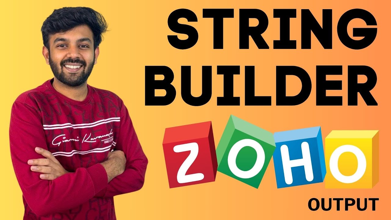 String Builder based Questions | ZOHO Round-1 Output Question | Ep-20 | Tamil | code io