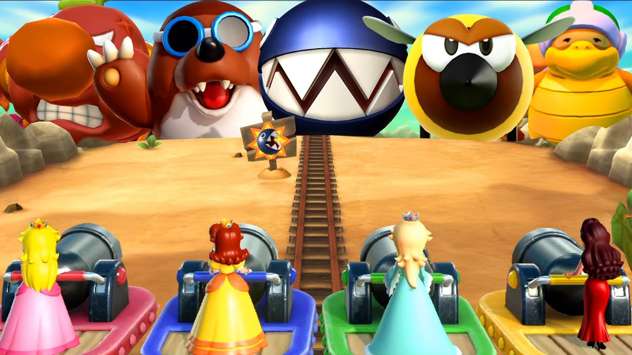 【マリオパーティシリーズ】プリンセスチームVS すべてのボス