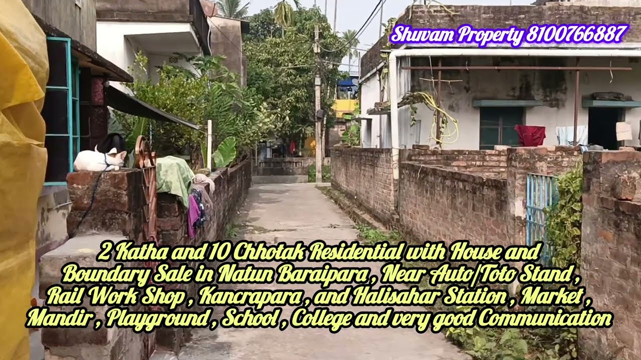 2 Katha and 10 Chhotak Residential with House and Boundary Sale in Natun Baraipara , Auto/Toto Stand