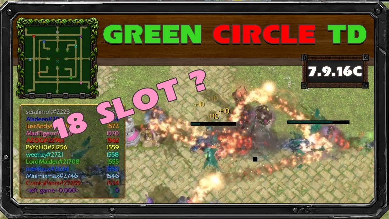 Green Circle TD 7.9.16C | Warcraft 3 Tower Defense