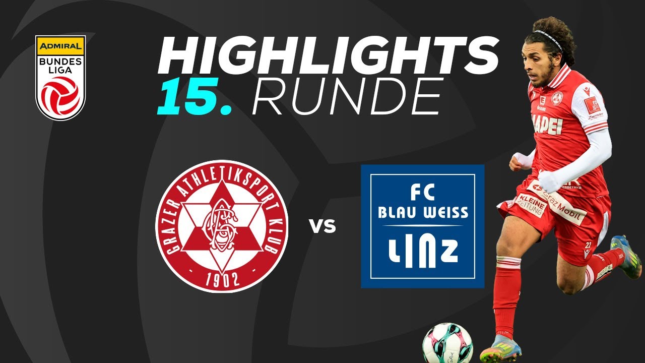 GAK 1902 - FC Blau-Wei&szlig; Linz 15. Runde ADMIRAL Bundesliga 2025/26