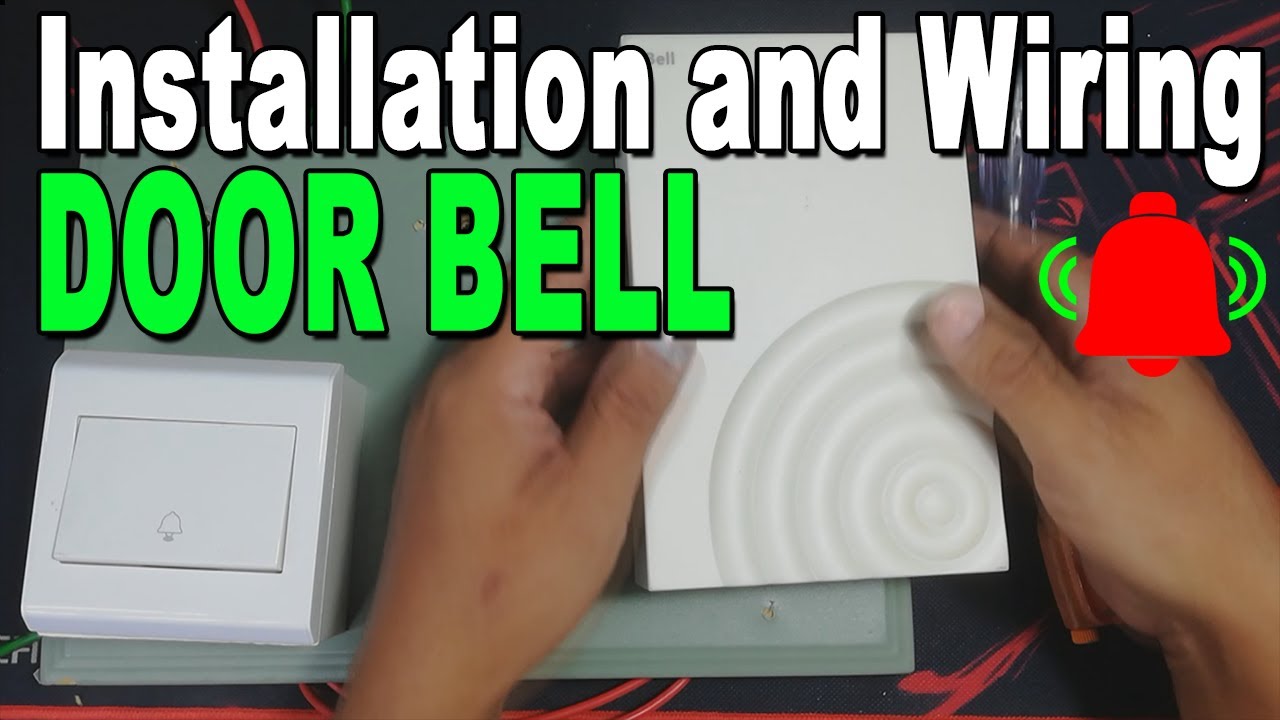 Installation and Wiring Door Bell / Cara Pendawaian dan Pemasangan Loceng Rumah DIY