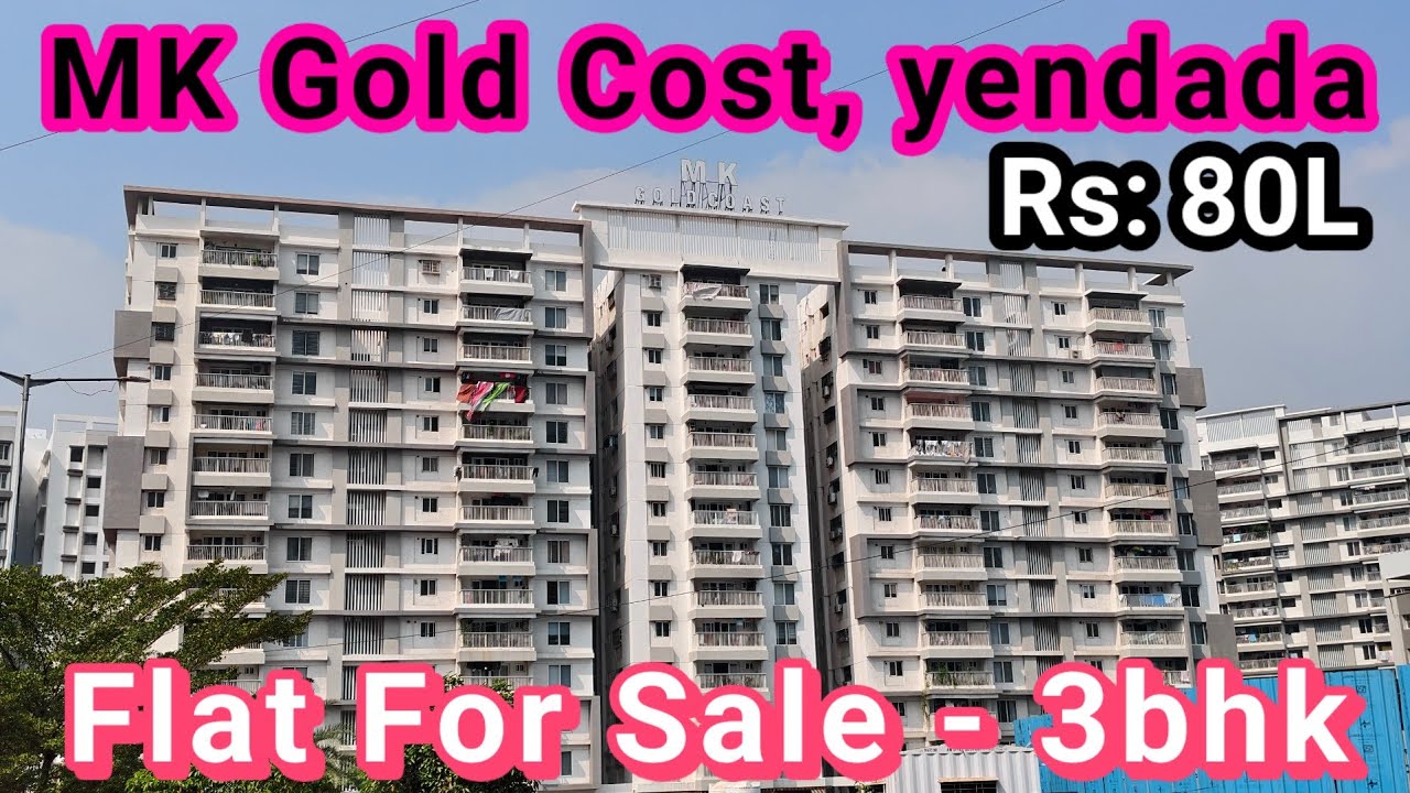 🆔-1126 || mk Gold Cost flat for sale || yendada flat for sale || Zahir consultancy|| 3bhk flat mk