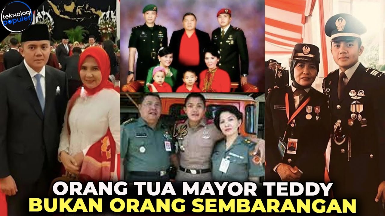 BANGGA, ANAKNYA DAPAT JABATAN SETARA JENDERAL BINTANG 4! Inilah Sosok Orang Tua Kandung Mayor Teddy