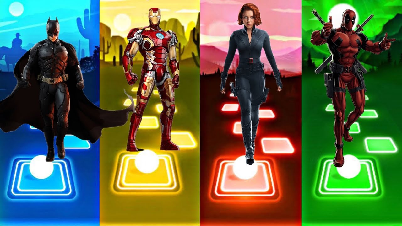 Telis Hop EDM Rush- Batman vs Iron Man vs Black Widow vs Deadpool