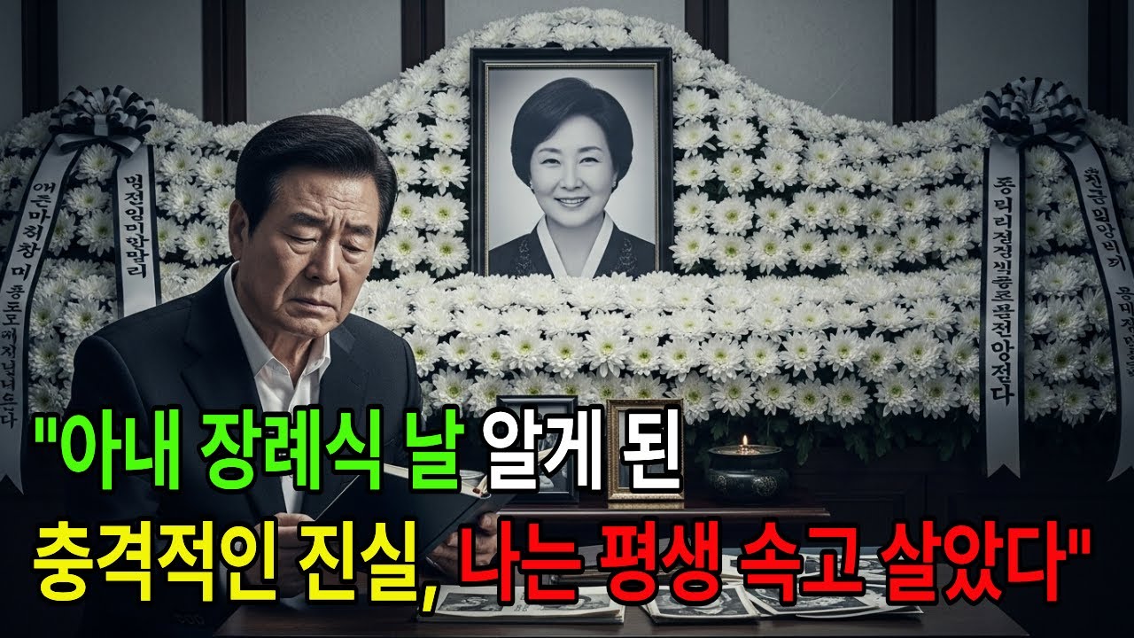 “아내 장례식 날 알게 된 충격적인 진실, 나는 평생 속고 살았다”