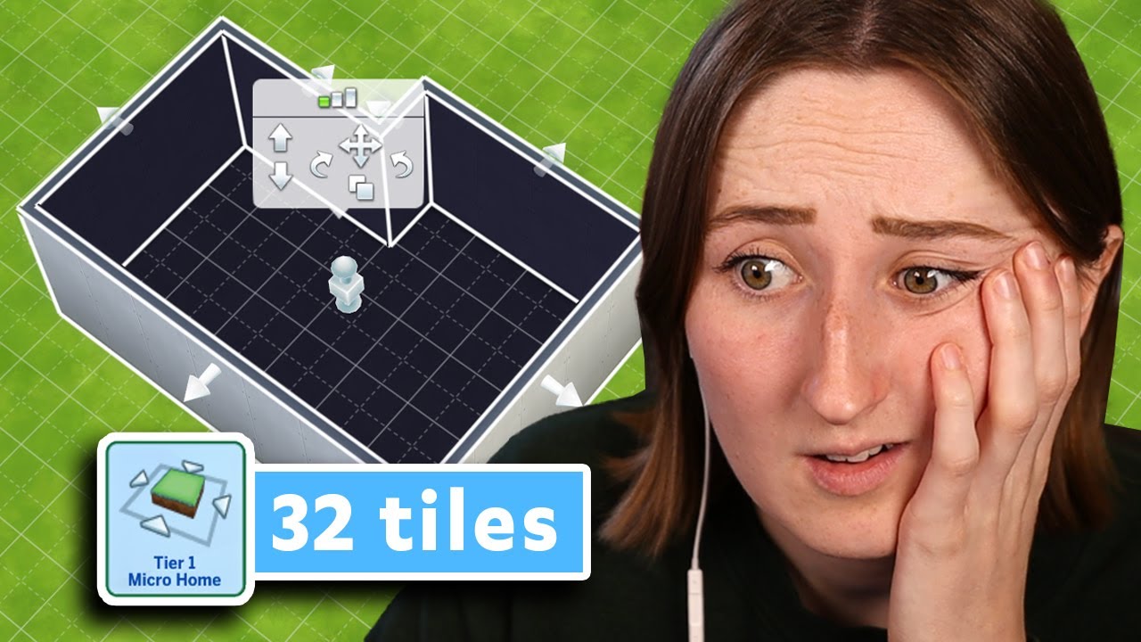i built a *MICRO HOME* for 8 Sims