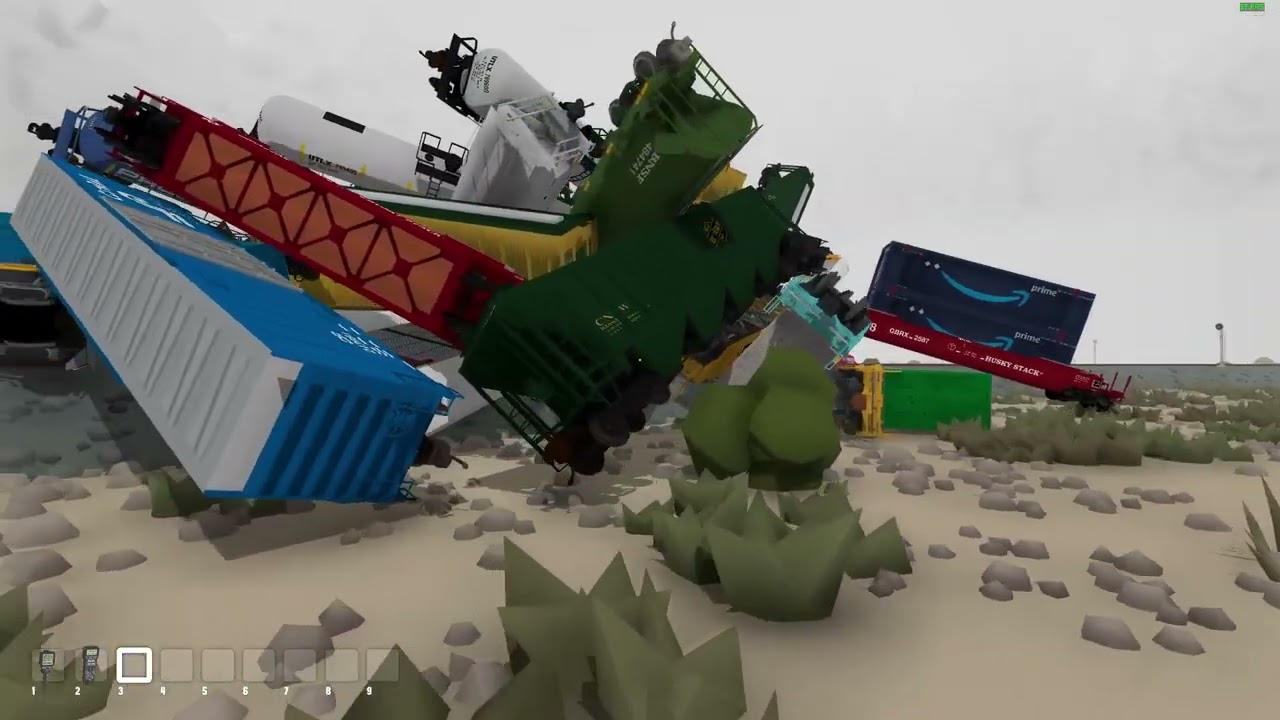 Rolling Line Train Crash Compilation 3