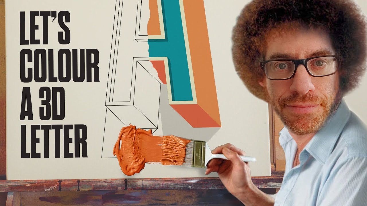 Let's Colour a 3D Letter!