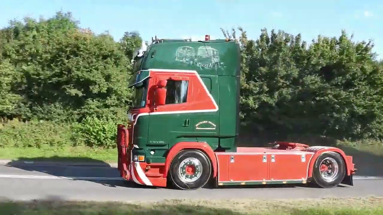 Convoy In The Park 2024 Trucks Leaving
