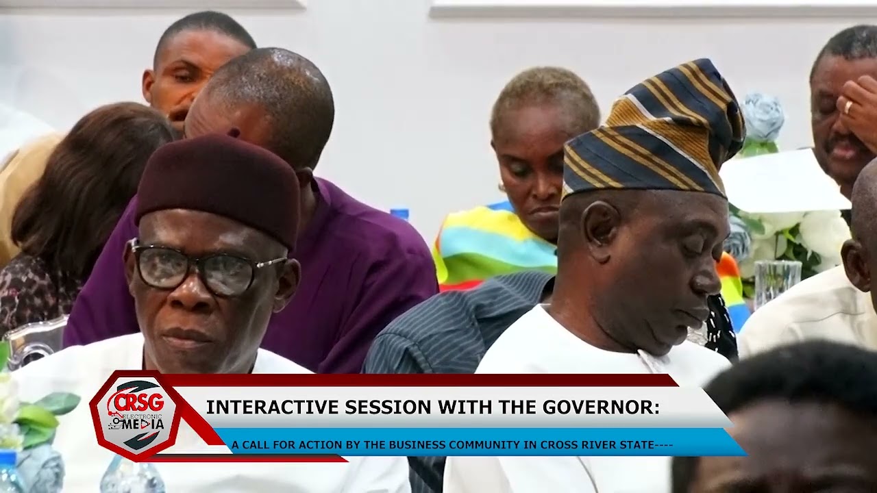 Interactive session between the governor of Cross River State and the business community