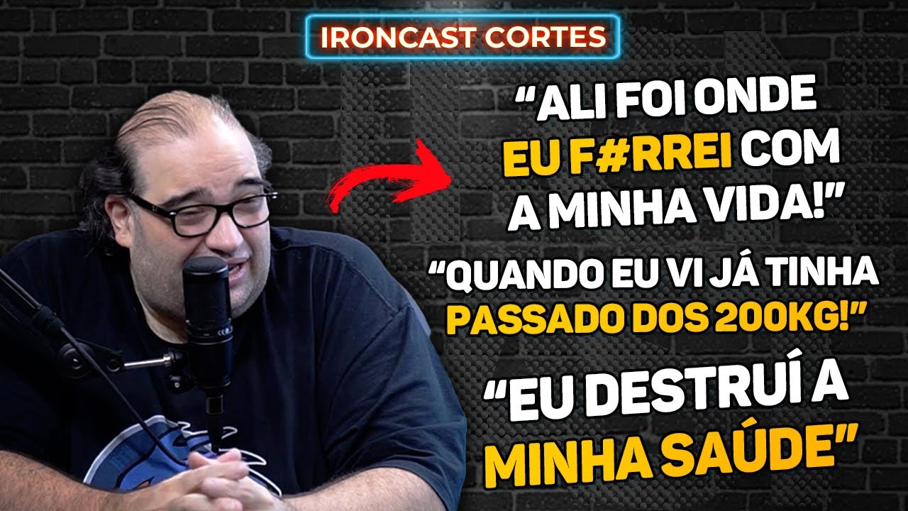 SERJÃO DOS FOGUETES SE EMOCIONOU AO FALAR SOBRE A PIOR FASE DA SUA VIDA – IRONCAST CORTES