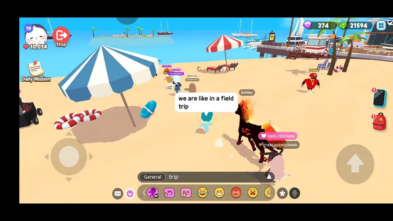 some chaotic but fun thing happened in plaza in play together 