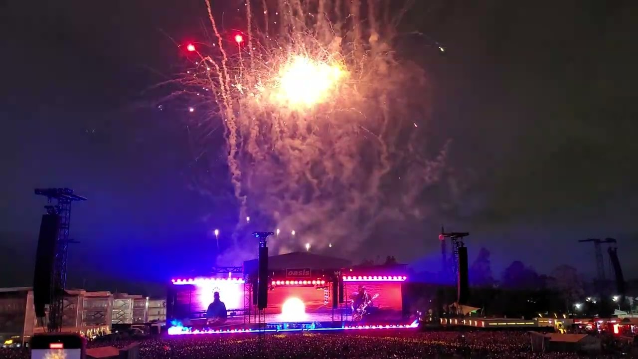 Oasis - Champagne Supernova. Estadio GNP, Ciudad de México. 12/09/2025
