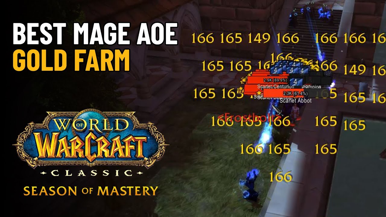 Best Mage AOE Gold Farm in Season of Mastery