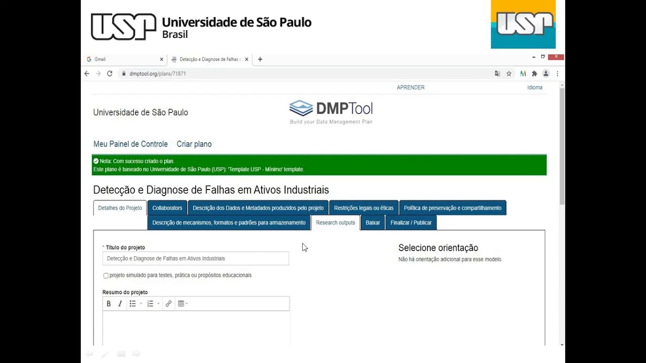 Prepara&ccedil;&atilde;o Plano Gest&atilde;o de Dados