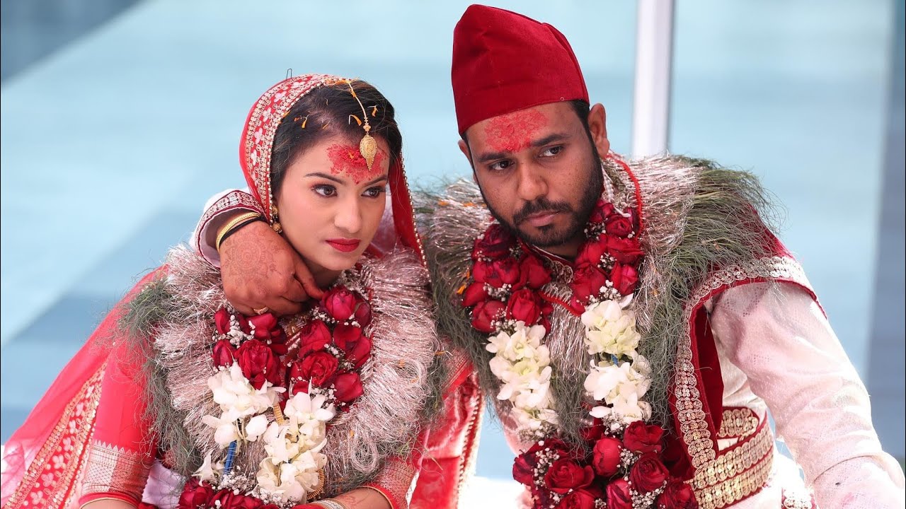 INDIAN NEPALI WEDDING! Indian groom and Nepali bride traditional wedding