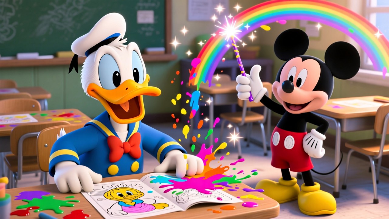 Study Time with Mickey 🐭📚 Fun Learning Song for Kids | Toddler Educational Rhyme