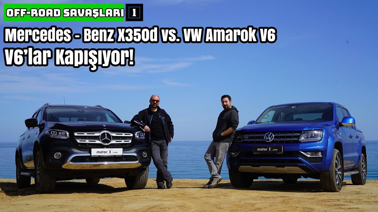 Mercedes-Benz X350d vs. Volkswagen Amarok V6 | V6'lar Kapışıyor | Off-Road Savaşları