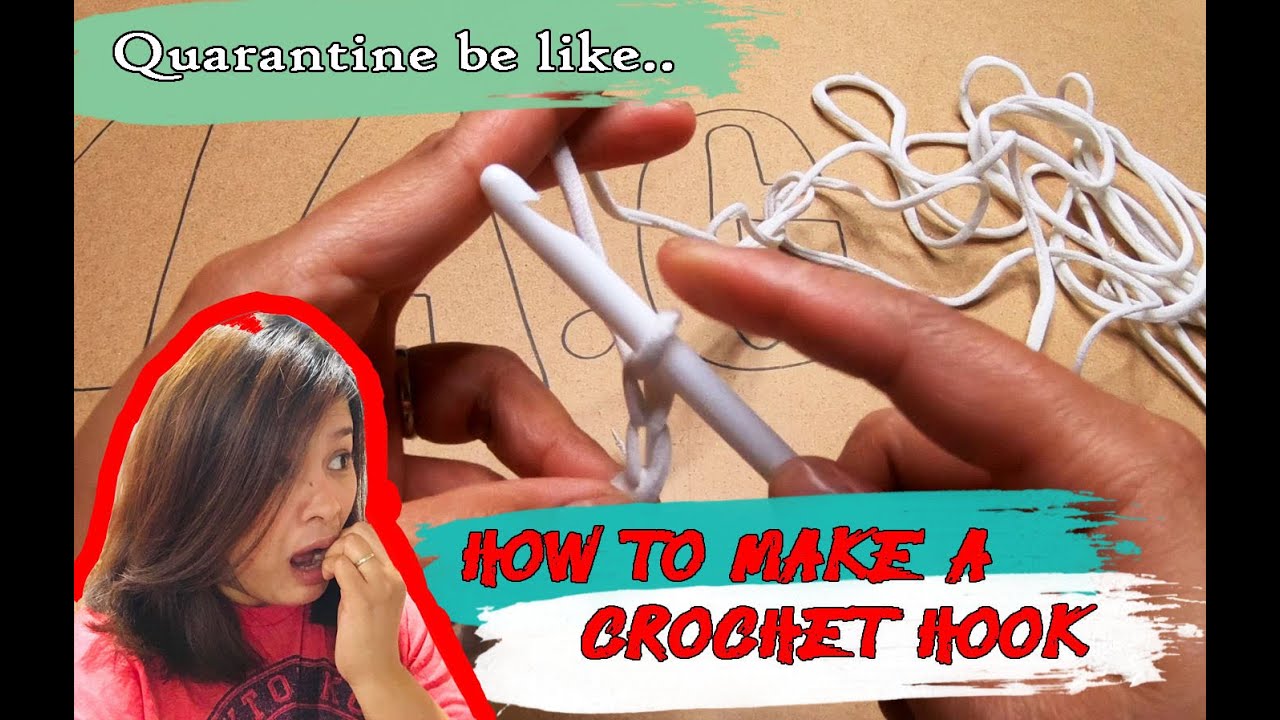How to make a Crochet Hook from a Hanger | DIY