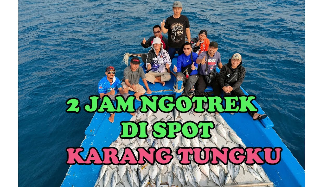 SENSASI MANCING NGOTREK IKAN KUWE DI SPOT KARANG TUNGKU SELAT SUNDA, 2 JAM DAPAT 44 EKOR