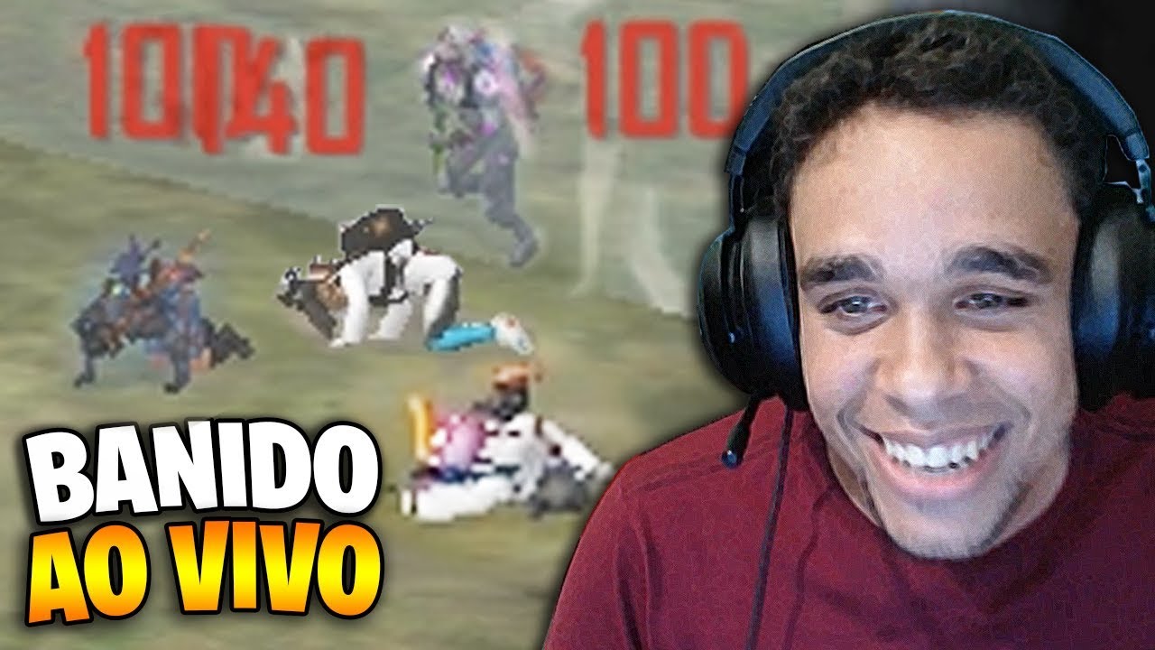 BANIDO NA PARTIDA!?! VEJA OQ ACONTECE!! FREE FIRE
