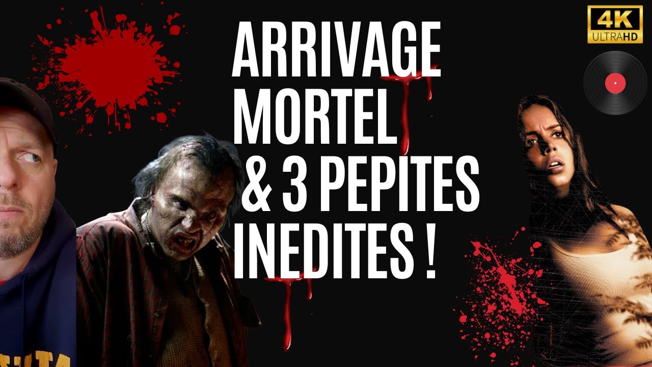 ARRIVAGE MORTEL💥BLU RAY 4K 💥VINYL💥SOUNDTRACK ET PEPITES !