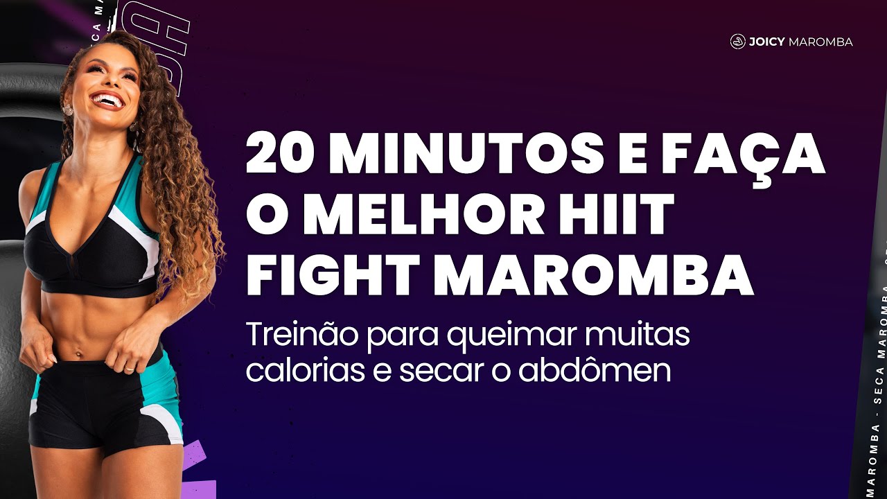 20 MINUTOS E FAÇA O MELHOR HIIT FIGHT MAROMBA treinão para queimar muitas calorias e secar o abdômen