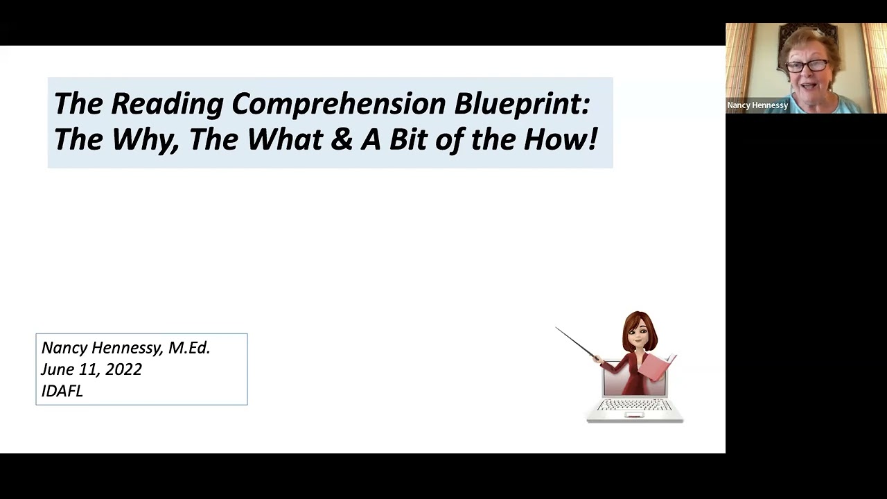 The Reading Comprehension Blueprint book study kickoff