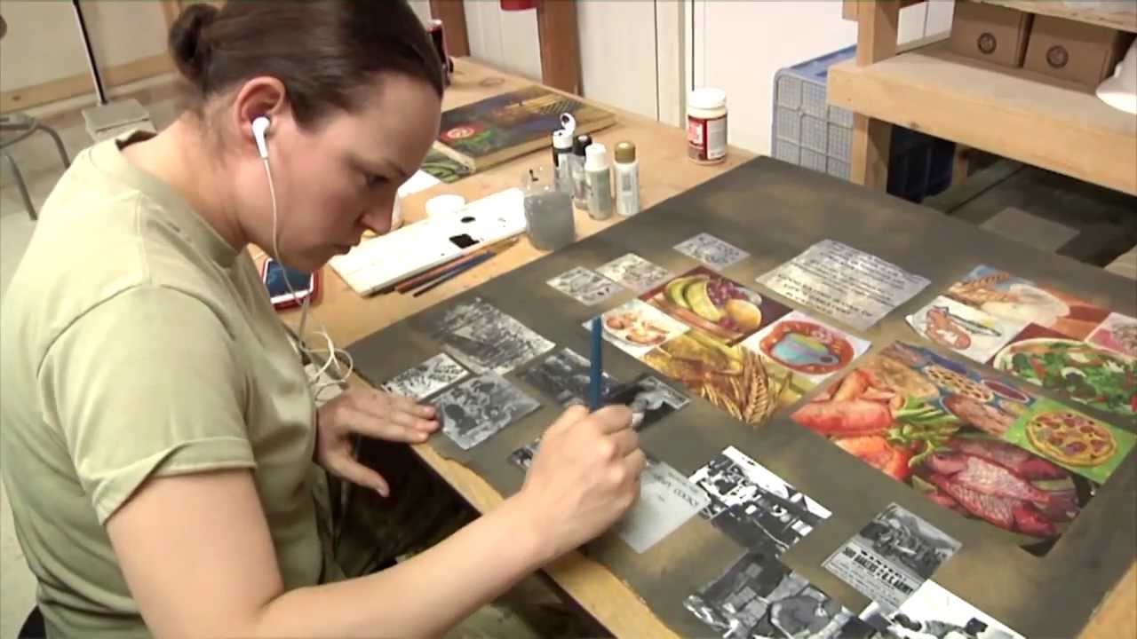 http://www.MilitaryChefs.com - A cook that says She's Making Things Pretty for some cooks