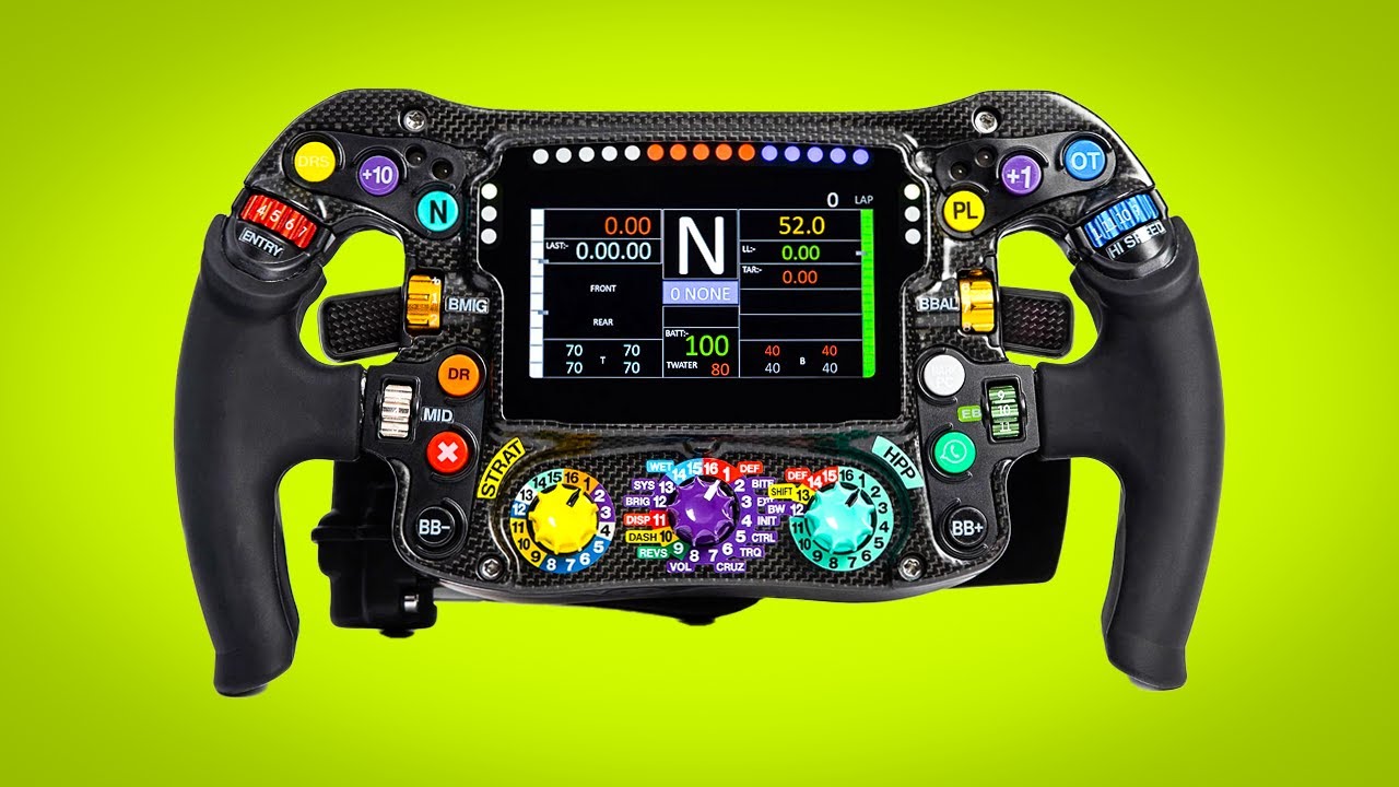 Mercedes' New F1 Sim Racing Wheel Is TOO Realistic