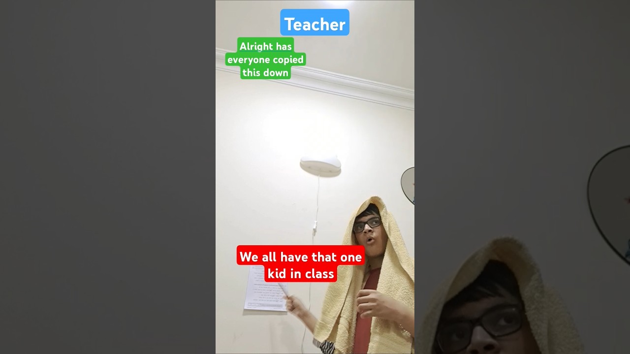 We All Have That One Kid In Class #funny #comedy #memes