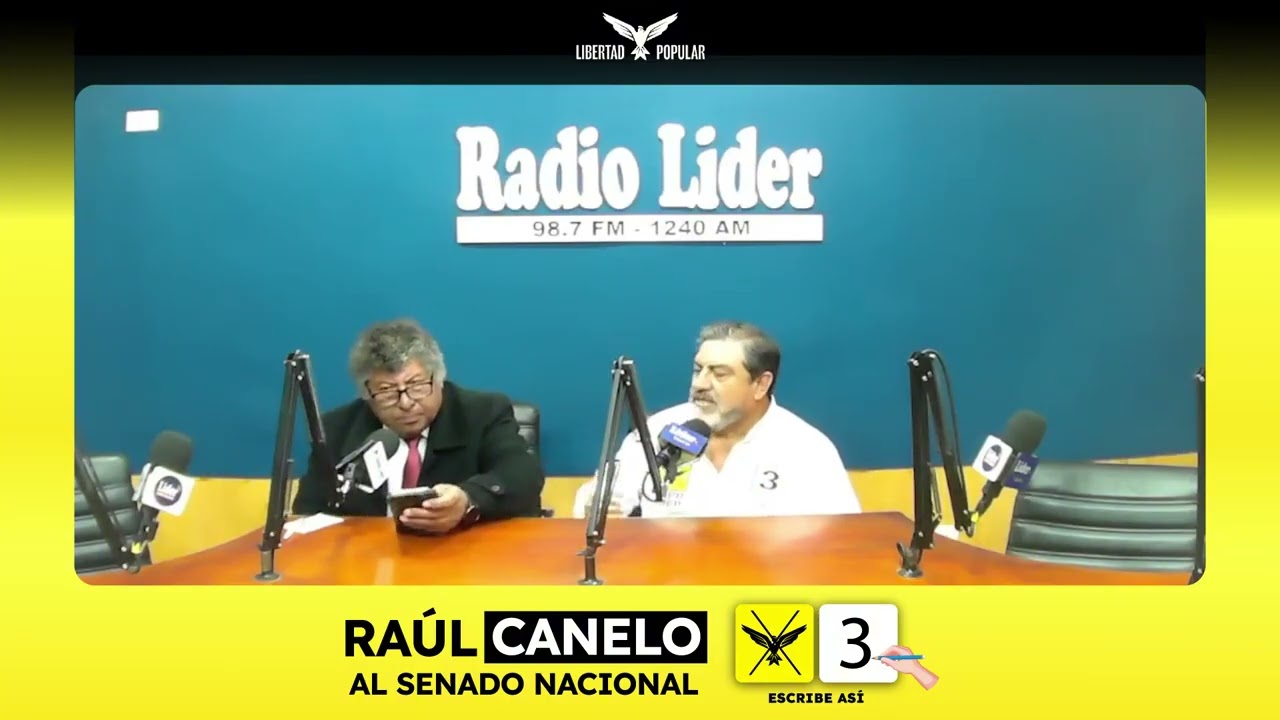 RAÚL CANELO en Radio Líder (Arequipa)