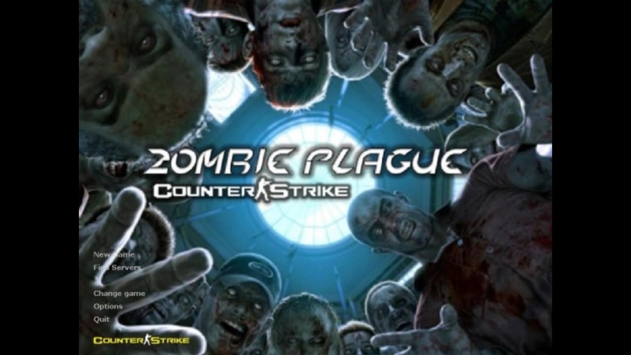 Counter Strike 1.6 Partida Online - Lutando e Escapando da Infecção Zumbi!