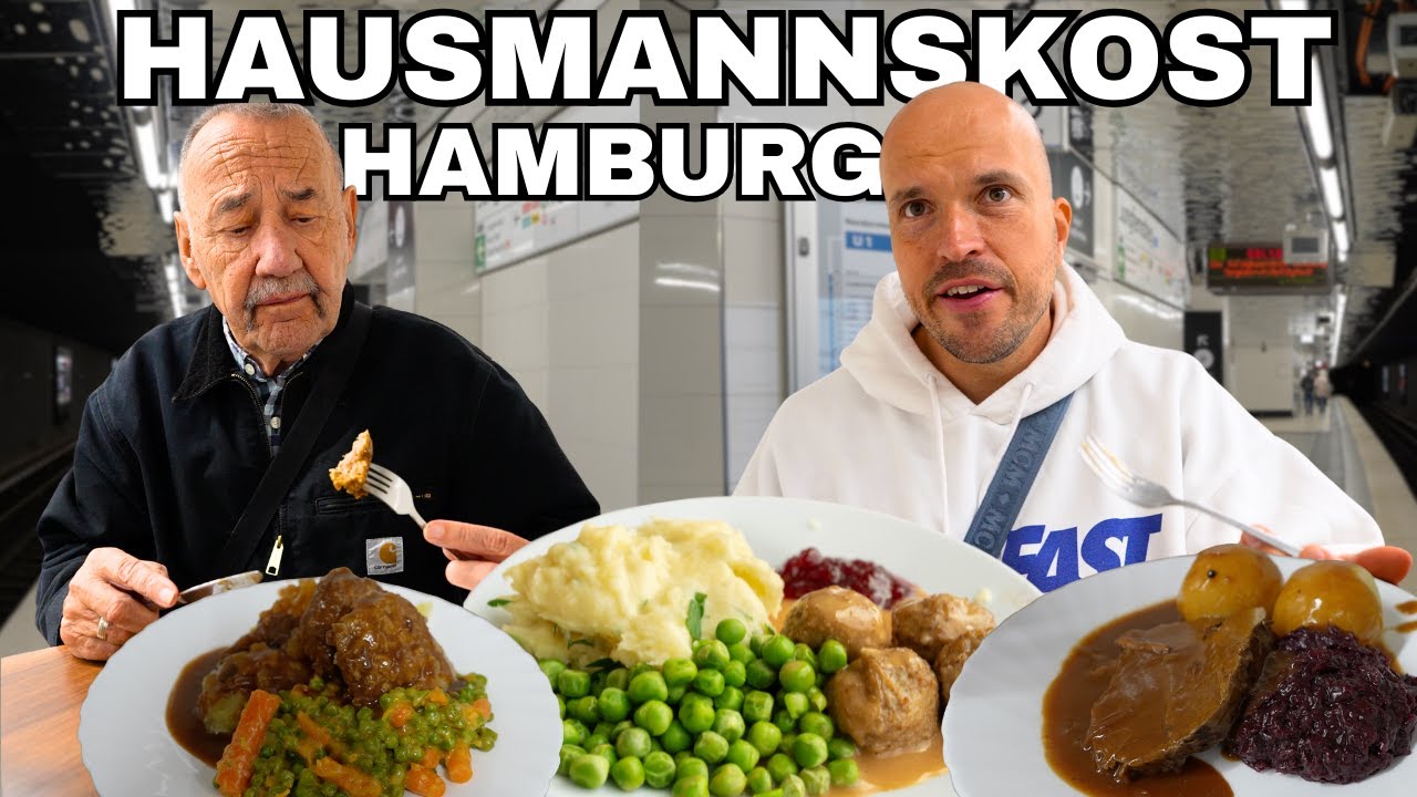 Traditionelle Deutsche Hausmannskost im U-Bahn Tunnel - Saftiger Rinderbraten und mehr