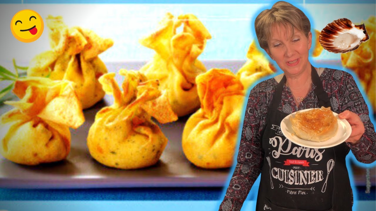 AUMONIERES AUX NOIX DE ST JACQUES - LA CUISINE DE FRANCINE